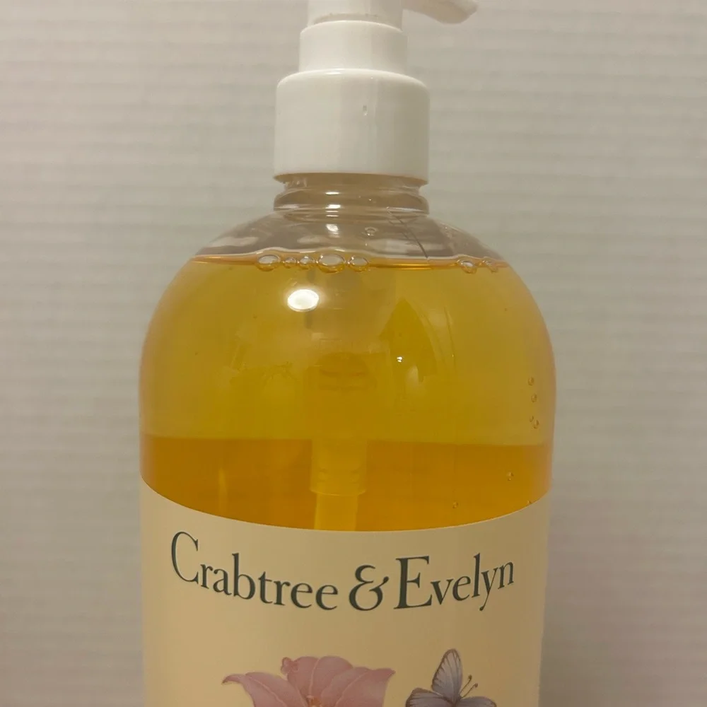 Crabtree & Evelyn Summer Hill Bath & Shower Gel With Pump 33.8 FL OZ  NEW